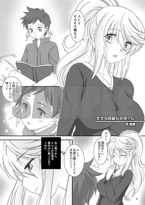(C90) [CYBER WORLD SISTERS (Hayase Gin, Kiyama Shiro)] Ore no Kirei na Oneesan (Tales of Zestiria) [Sample] - Page 5