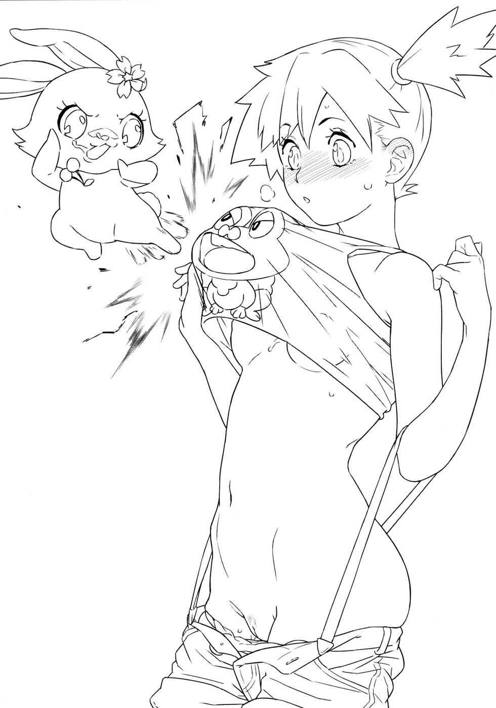 (C84) [zero-sen (xxzero)] 3D no X to Y de Happiness?! (Pokemon) [Chinese] [final個人漢化] [Decensored] - Page 2