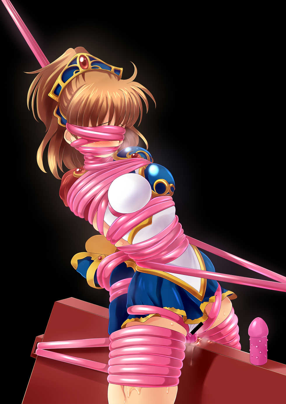 [SweetSprite] Madou Shoujo ga Kousoku Sarete Kutsujoku no Kyousei Zecchou ni Marunomi! "Chain of Pain" (Puyo Puyo) - Page 37