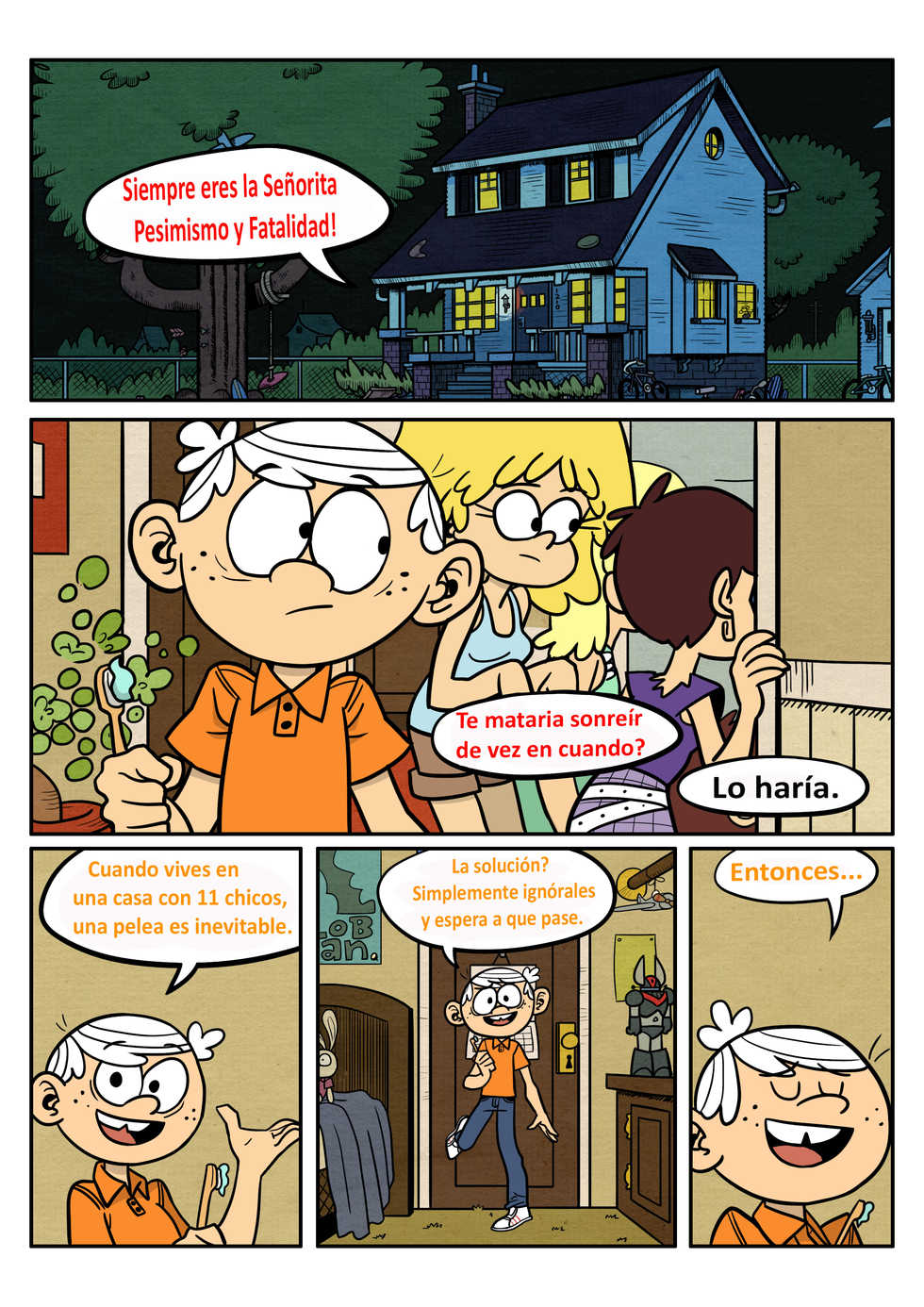 [Atomic Bomb] Hermana y Hermano (The Loud House) [Spanish] - Page 2