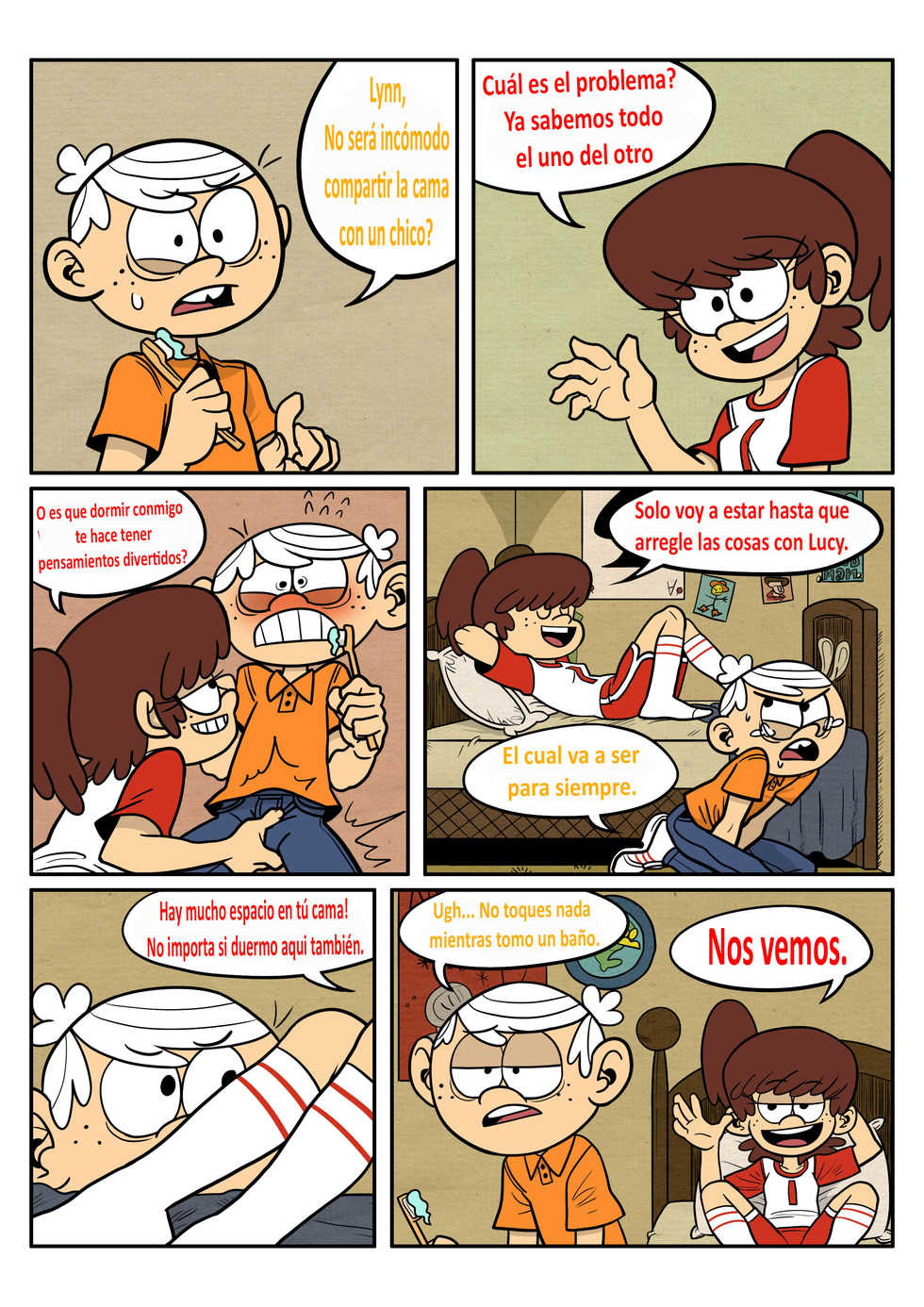 [Atomic Bomb] Hermana y Hermano (The Loud House) [Spanish] - Page 4