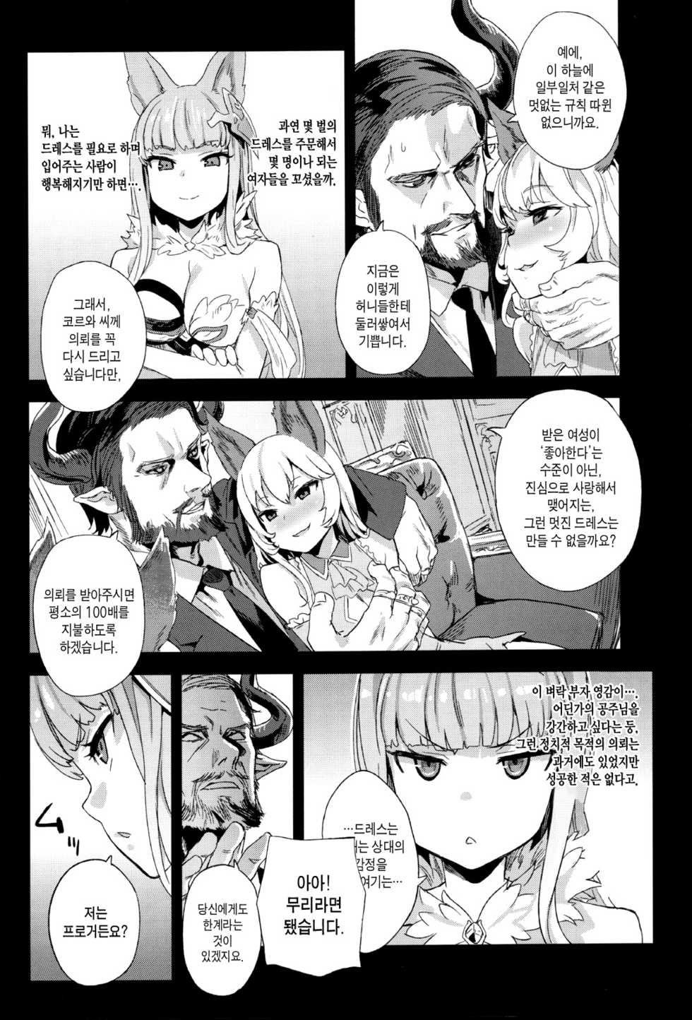 (C90) [Fatalpulse (Asanagi)] VictimGirls 21 Bokujou Happy End (Granblue Fantasy) [Korean] [Team Edge] - Page 3