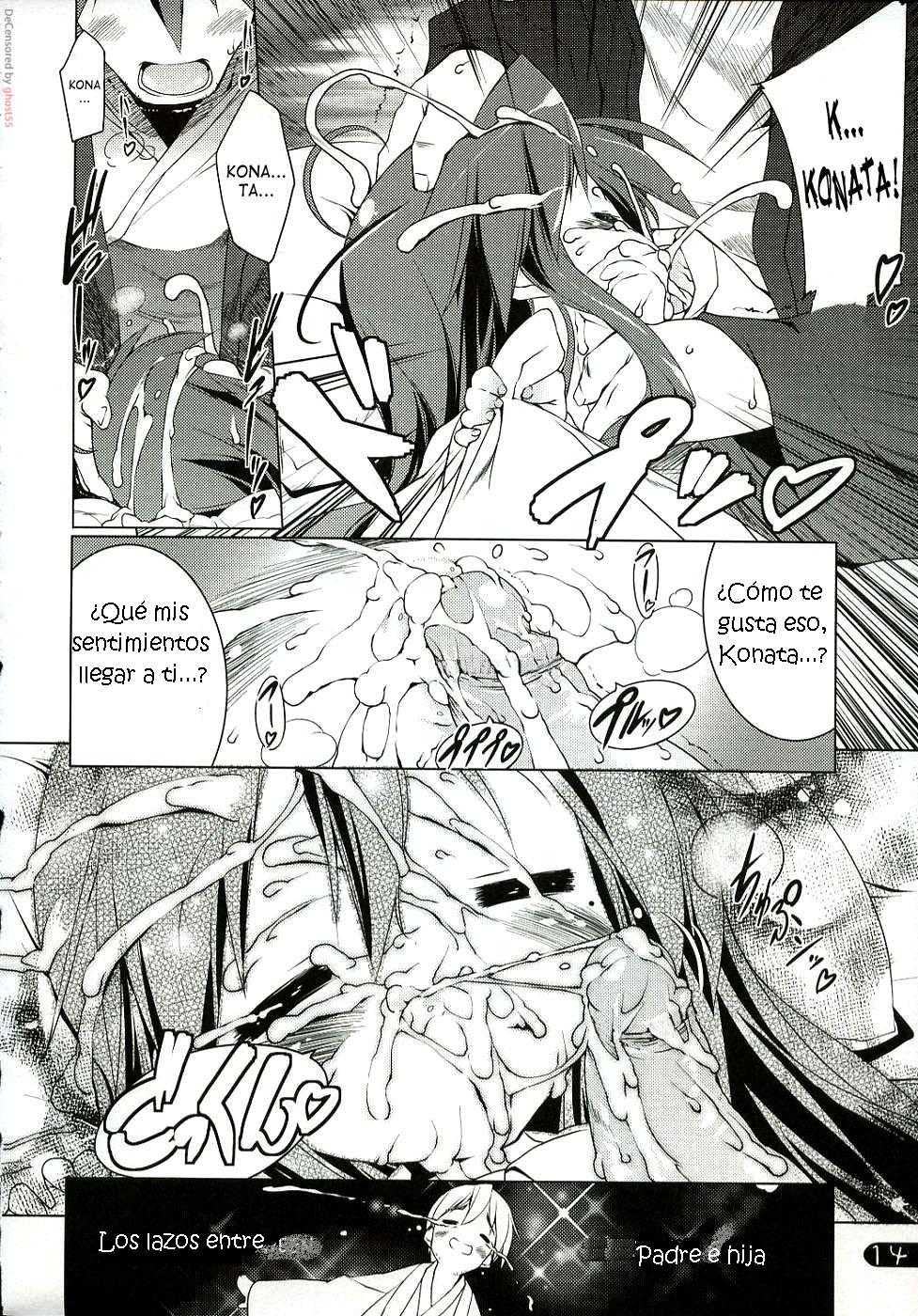 (C72) [Uropyon (Urotan)] Cream Cornet Shoukougun | Cream Korone Syndrome (Lucky Star) [Spanish] - Page 11