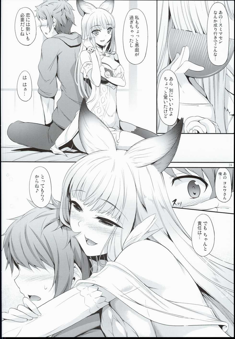 (C90) [In The Sky (Nakano Sora)] Me ga Sametara Hanataba o (Granblue Fantasy) - Page 24