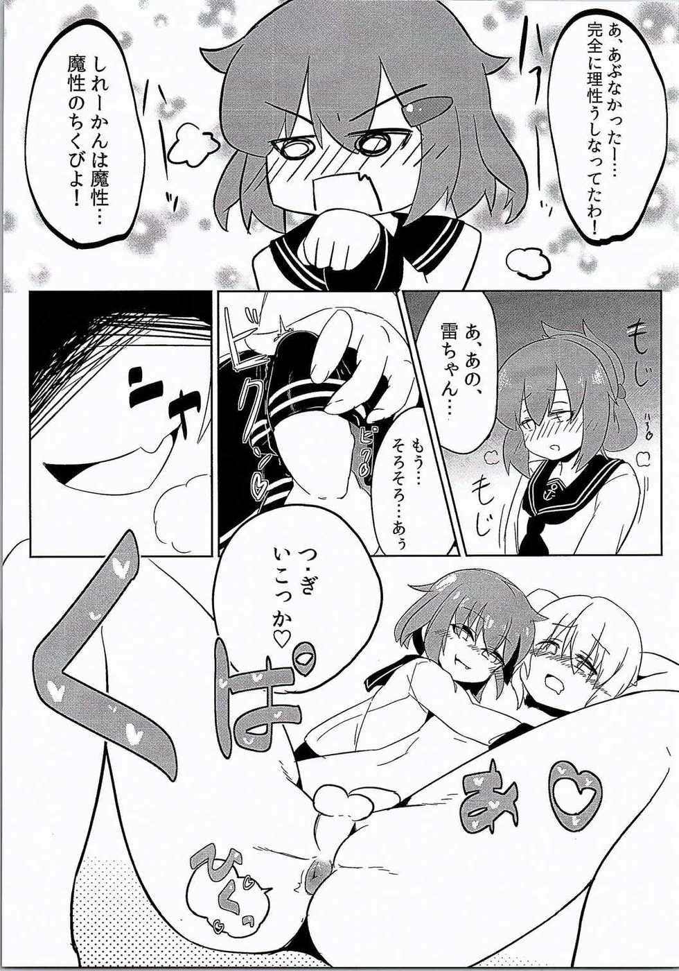 (C90) [PRAVO713 (Mizo)] Ikazuchi Inazuma no Mesu Onaho Training (Kantai Collection -KanColle-) - Page 8