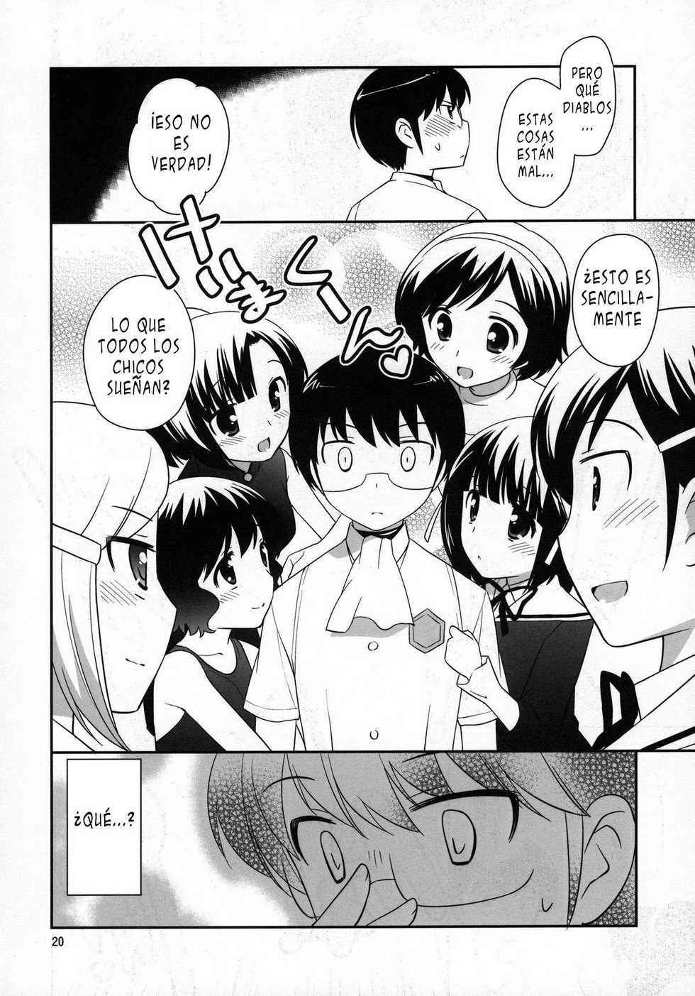 (C78) [Tokuda (Ueda Yuu)] Yokkyuuuuun! (The World God Only Knows) [Spanish] [Biblioteca Hentai] - Page 19