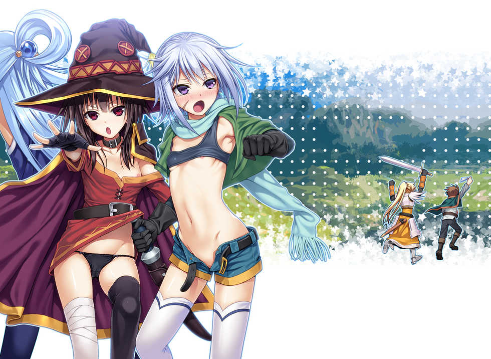 (C90) [40010 1-GO (40010Prototype)] CHOYQUZU! (Kono Subarashii Sekai ni Syukufuku o!) [Chinese] [屏幕髒了x阿克西斯教團聯合漢化] - Page 3
