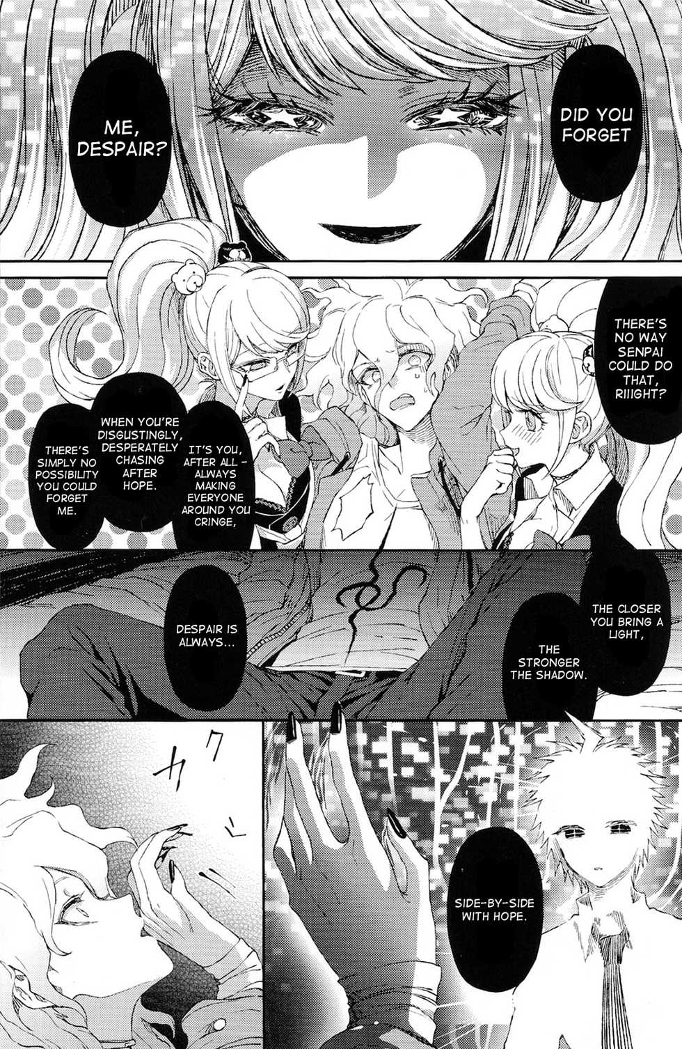 (SUPER23) [ZCC (Zakiko)] Umarekawarenu Kanashimi ni (Super Danganronpa 2) [English] - Page 7