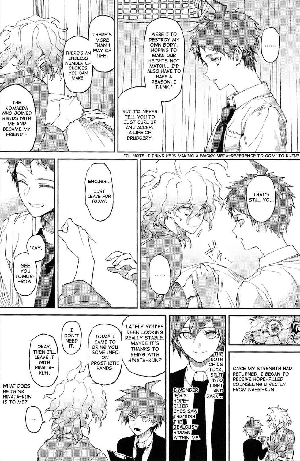 (SUPER23) [ZCC (Zakiko)] Umarekawarenu Kanashimi ni (Super Danganronpa 2) [English] - Page 14