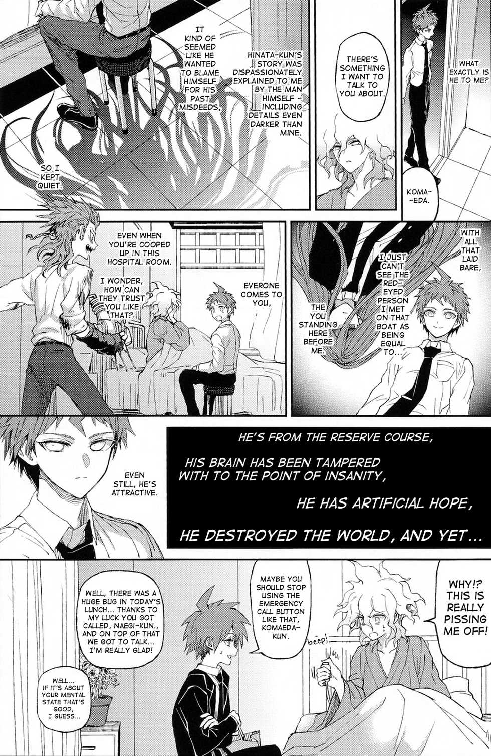 (SUPER23) [ZCC (Zakiko)] Umarekawarenu Kanashimi ni (Super Danganronpa 2) [English] - Page 15