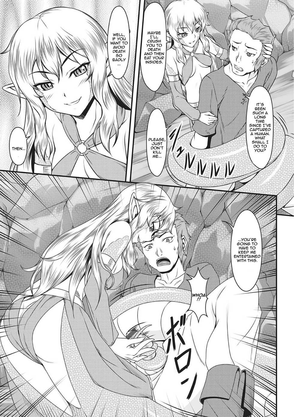 [Kuraki Hiro] Mori de Lamia ni Deattara... | Running into a Lamia in the Forest (Monster Shoujo to no Chijou) [English] {thetsuuyaku} [Digital] - Page 3