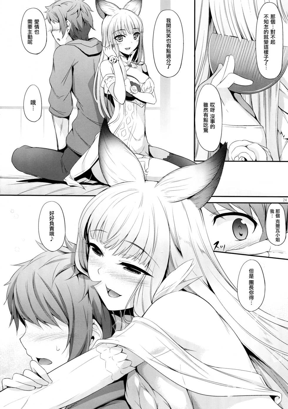 (C90) [In The Sky (Nakano Sora)] Me ga Sametara Hanataba o (Granblue Fantasy) [Chinese] [无毒汉化组] - Page 24