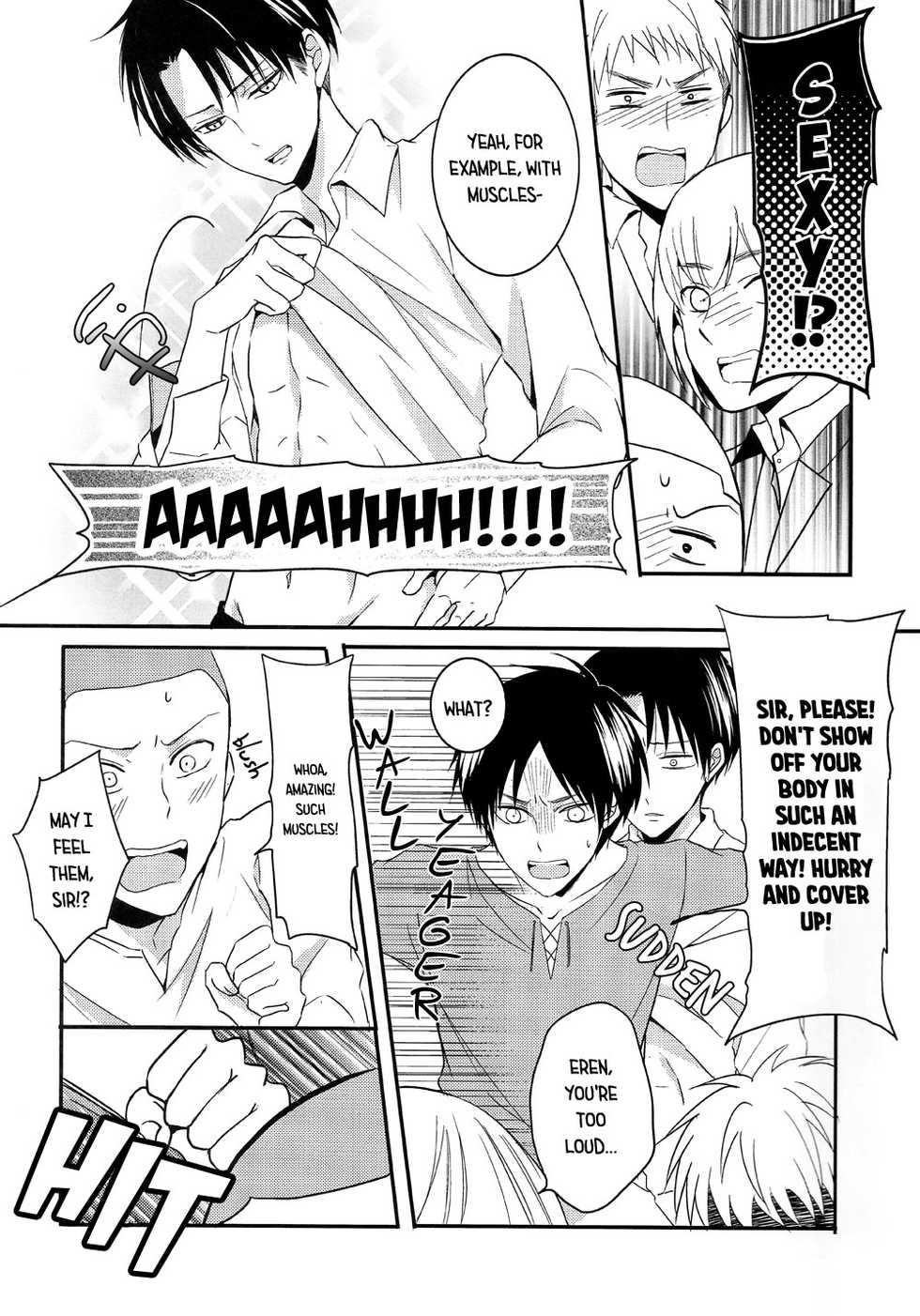 (C85) [UNAP! (Maine)] Shinpei no Dokusen yoku ga tsuyo sugite komaru. | The Newbie's Desire to Monopolize is Just Too Strong (Shingeki no Kyojin) [English] [milleandra-nebula] - Page 8