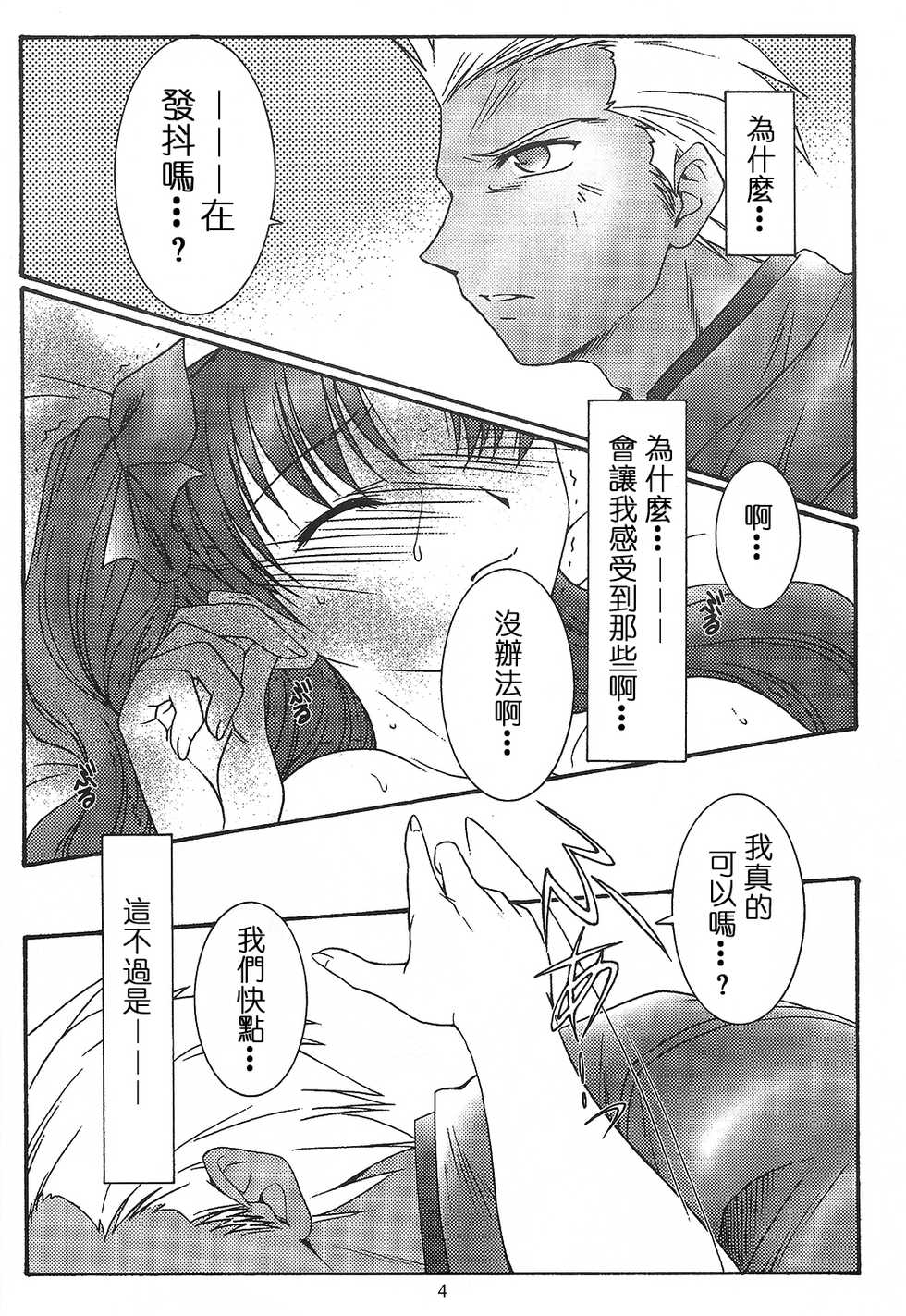 (CR35) [Koubai Gekka (Kouno Mizuho)] SECRET WINDOW (Fate/stay night) [Chinese] - Page 3