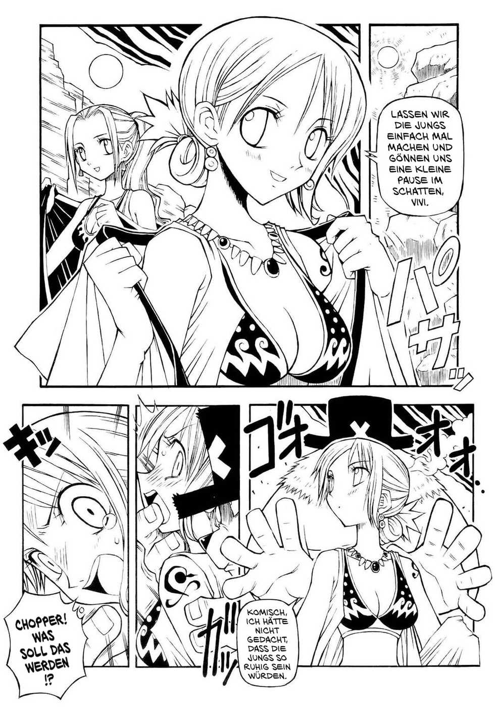 (CR31) [Chikuwano Kimochi (Kadota Hisashi, Mirror Stage)] Kaizoku Joou | Pirate Queen (One Piece) [German] [SchmidtSST] - Page 6