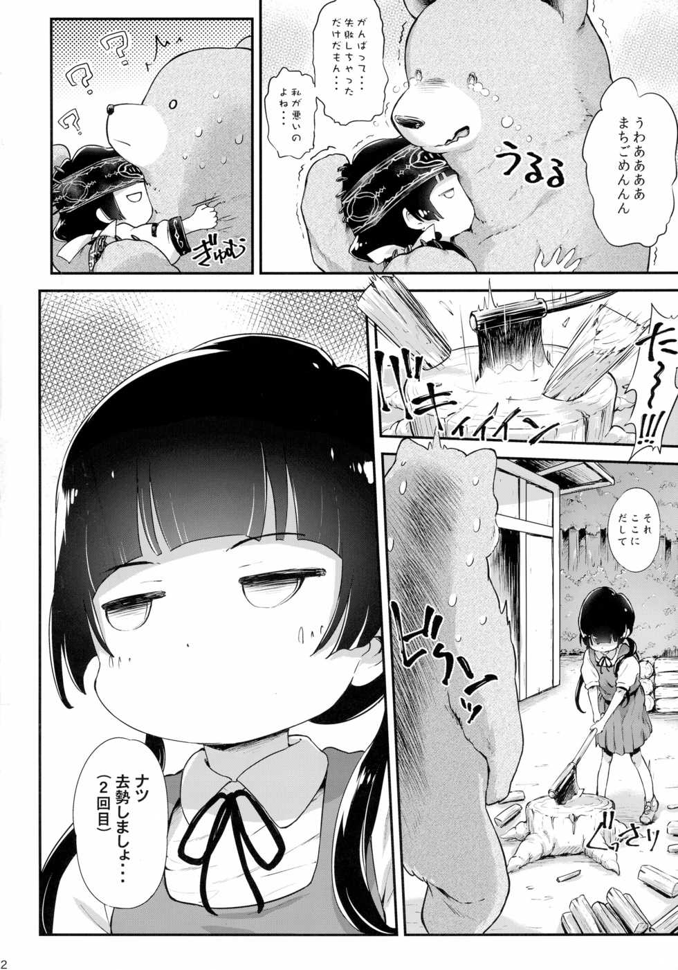 [Argyle Check, Wanton Land Kumiai (Komame Maru)] Toro Musume 9 Machi to Loli Kuma (Kuma Miko) - Page 22