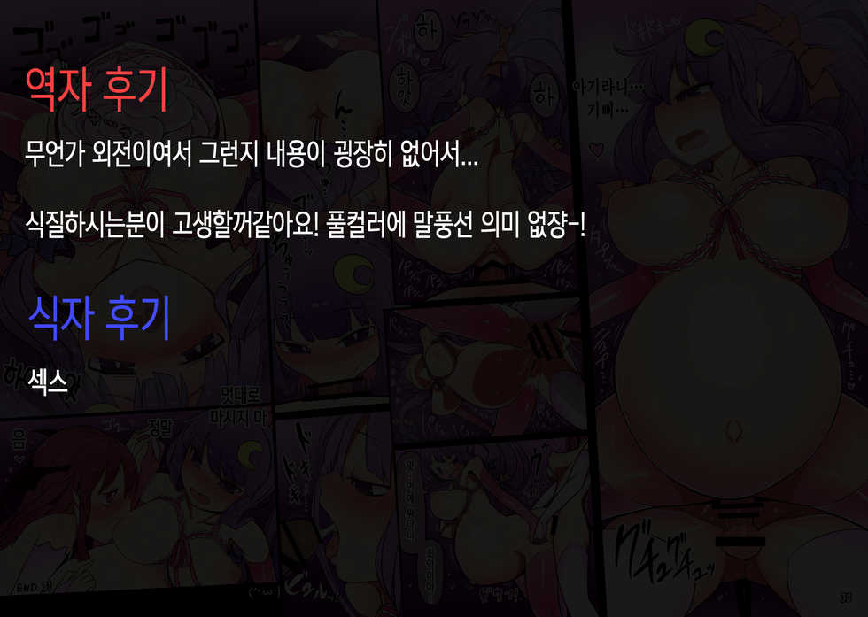 [Yashiya (Yassy)] Patchouli no Shobon (Touhou Project) [Korean] [Digital] - Page 17