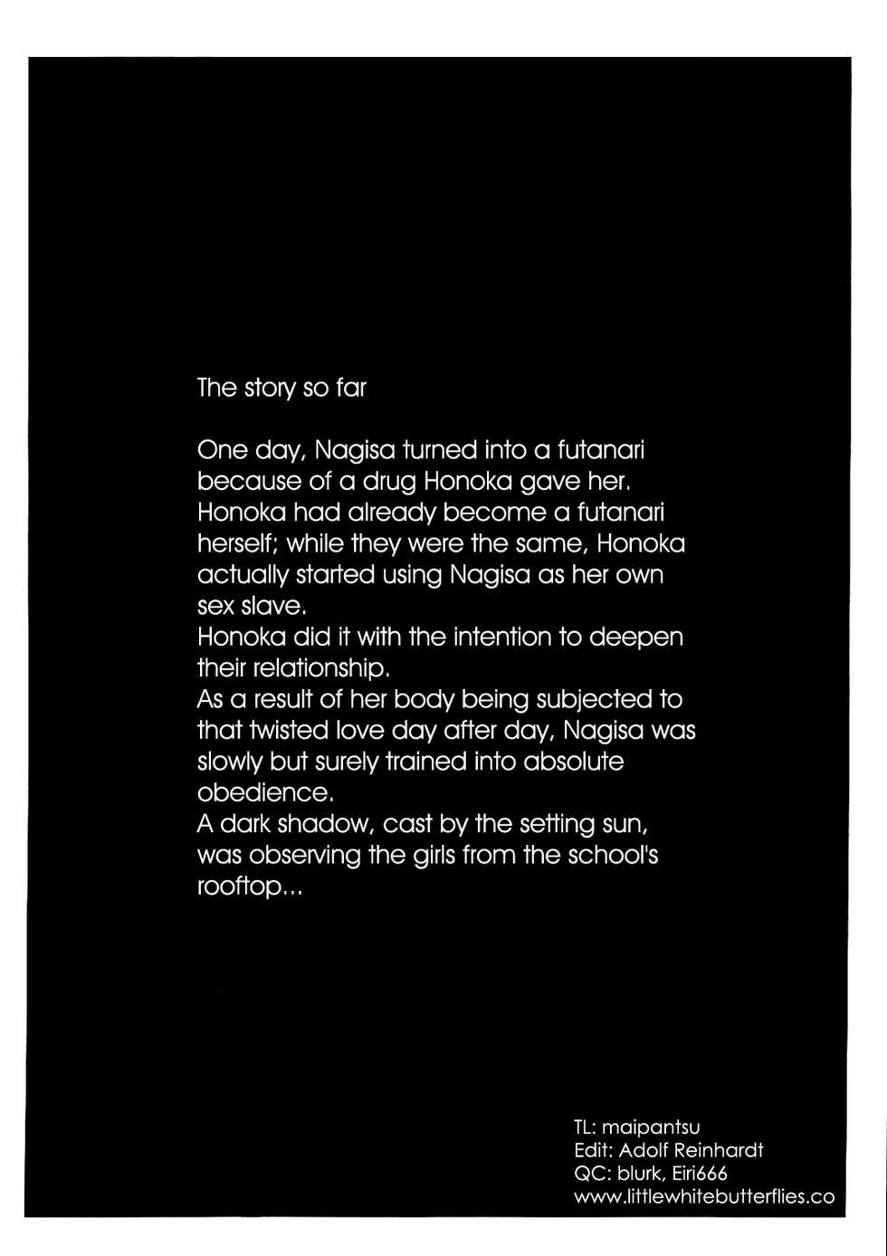 (C67) [Bakunyu Fullnerson (Kokuryuugan)] Kuroi Taiyou Kageno Tsuki EPISODE 2: somebody love you - Black Sun and Shadow Moon 2 (Futari wa Precure) [English] =LWB= - Page 3