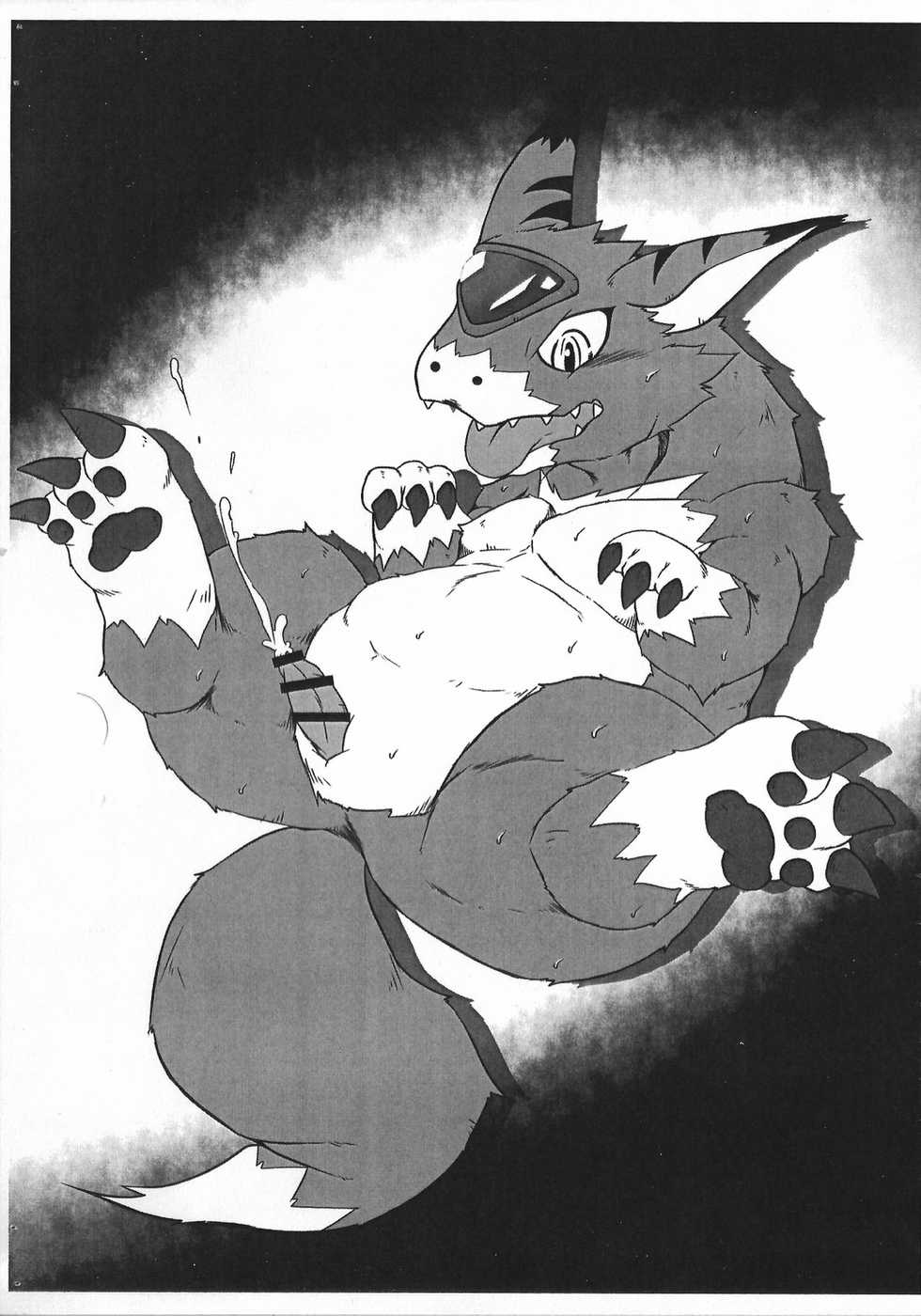 (Shinshun Kemoket 2) [RACCOONDOG (Tanukichi)] Digital Hazard (Digimon) - Page 9