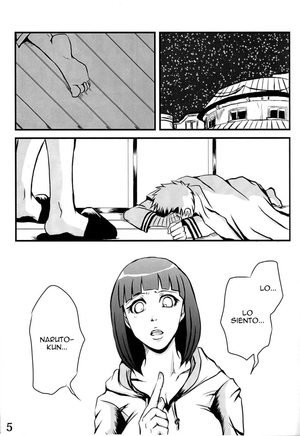 (Zennin Shuuketsu 2) [eight man (minamo)] Nine IX (Naruto) [Spanish] [Lalabi] - Page 4
