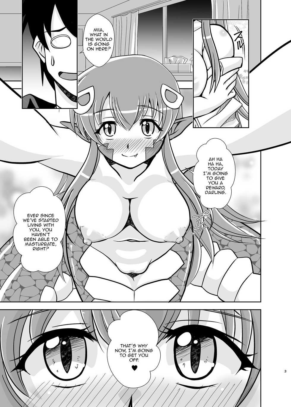 (C88) [Misuterutein (Oborogumo Takamitsu)] Snakeberry (Monster Musume no Iru Nichijou) [English] [thetsuuyaku] - Page 3
