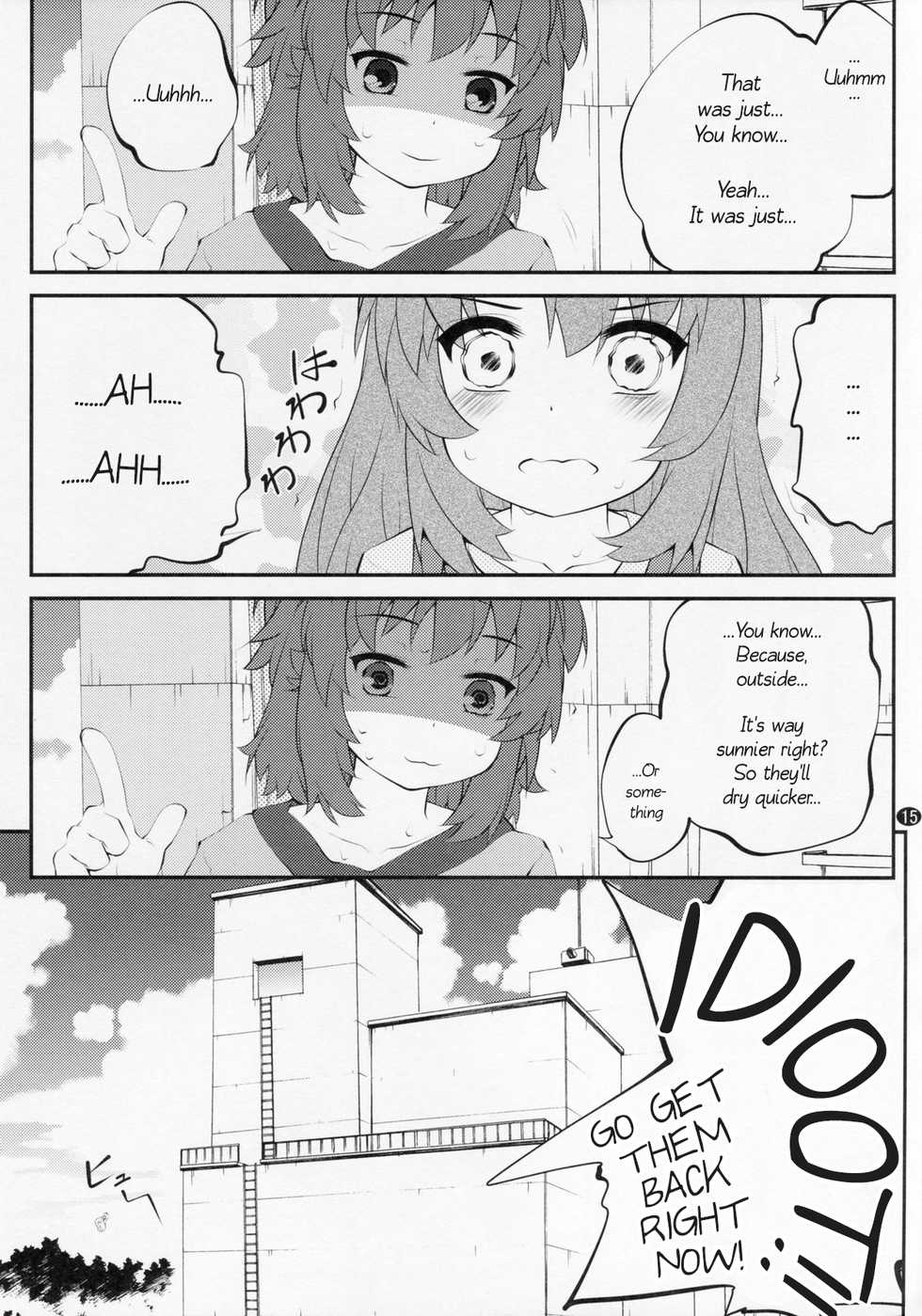 (C87) [Purimomo (Goyac)] Onee-chan Nanon? 3 (Non Non Biyori) [English] [AkazaChan] - Page 14