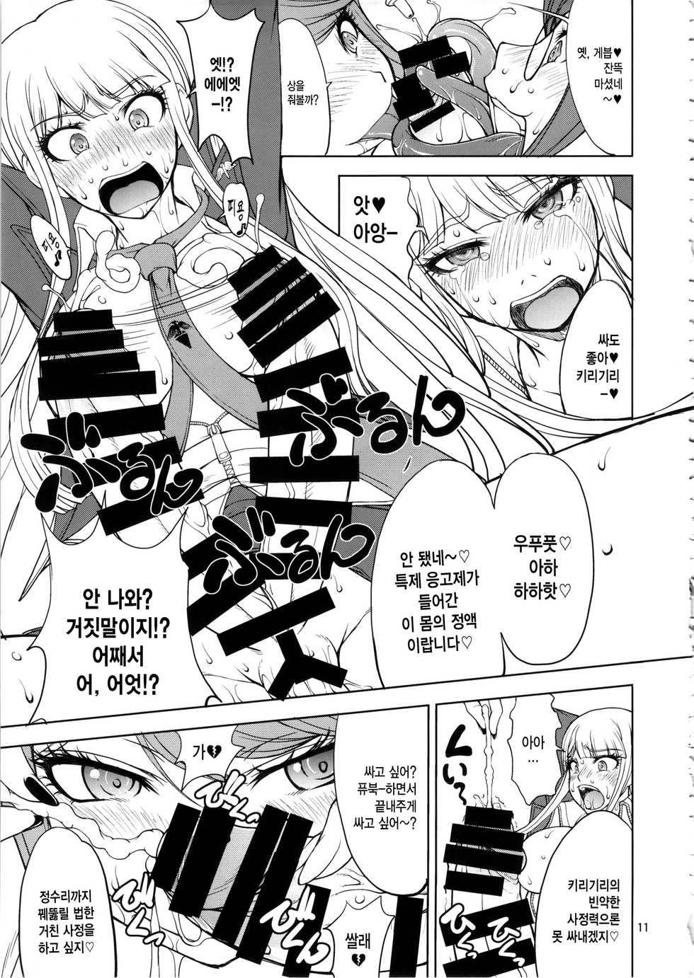 (Futaket 10) [Majimadou (Matou)] Enoshima-sensei no DOKKIDOKI Chouzetsubouteki Shasei Gasshuku (Danganronpa) [Korean] [MMG] - Page 10