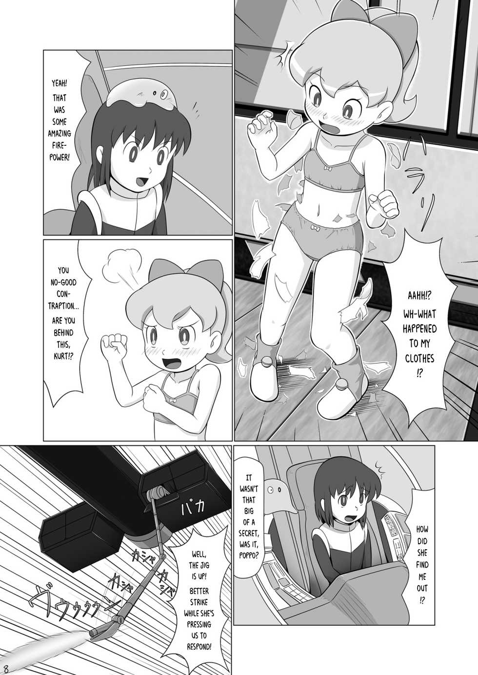[Galaxy Ginga (Hasuke)] Ginger-chan Kikiippatsu (Doraemon) [English] {Risette} [Digital] - Page 7