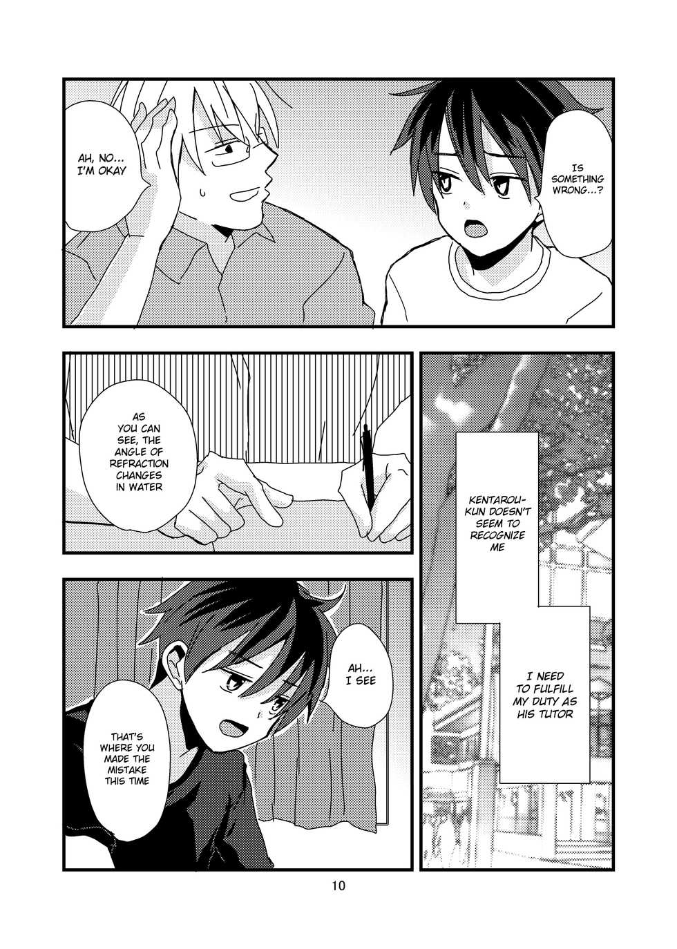 (SUPERKansai19) [Kume (Minakami)] Kimi to Himitsu no Jugyou [English] {Shotachan} - Page 10