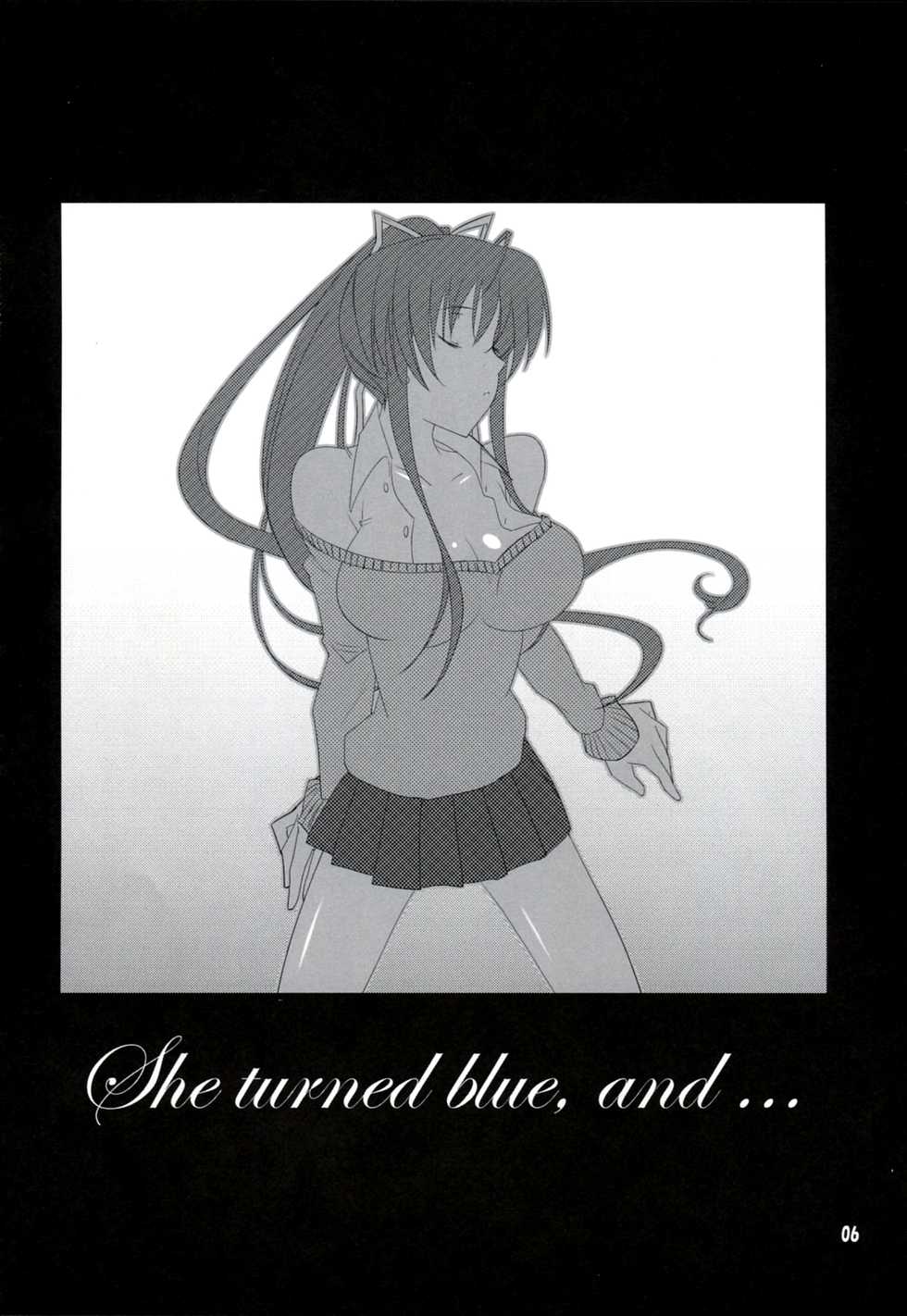 (SC46) [Datenshi no Ana (Decarabia)] she turned blue, and... (Akaneiro ni Somaru Saka) [English] [shakuganexa] - Page 5