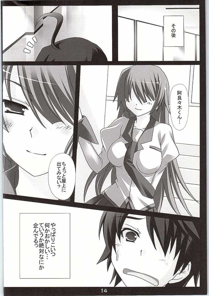 (C78) [Nirvana Soft (Hironii)]  I JUST WANNA HOLD YOU! (Bakemonogatari) - Page 13