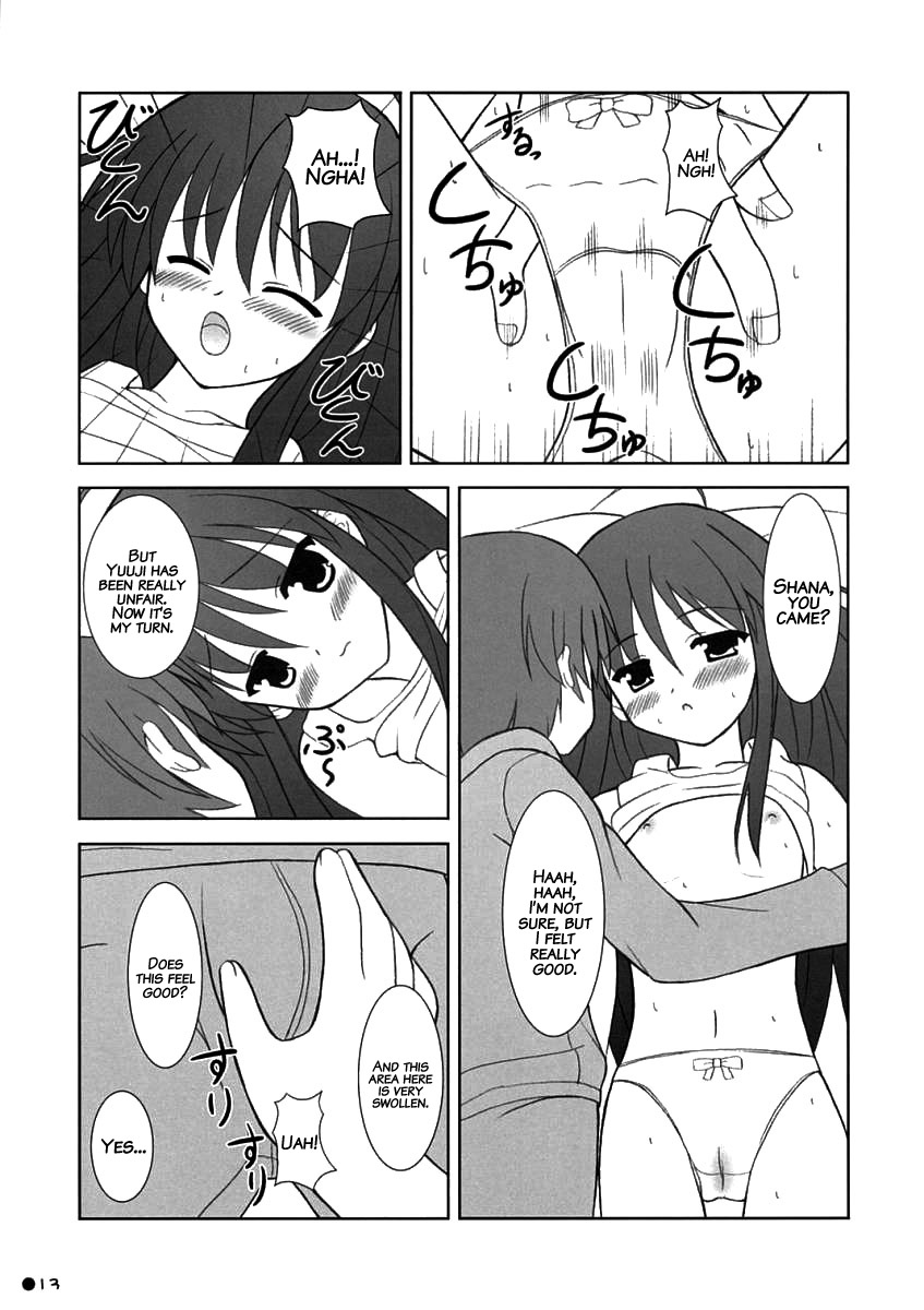 (SC32) [Turning Point (Uehiro)] Shana no Asa no Tanren | The morning training of Shana (Shakugan no Shana) [English] [sensualaoi] - Page 12