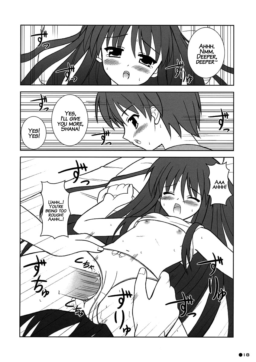 (SC32) [Turning Point (Uehiro)] Shana no Asa no Tanren | The morning training of Shana (Shakugan no Shana) [English] [sensualaoi] - Page 17