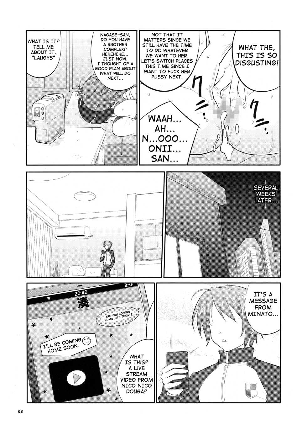 (C85) [Datenshi no Ana (Decarabia)] She turned black and... (Akaneiro ni Somaru Saka) [English] [shakuganexa] - Page 8
