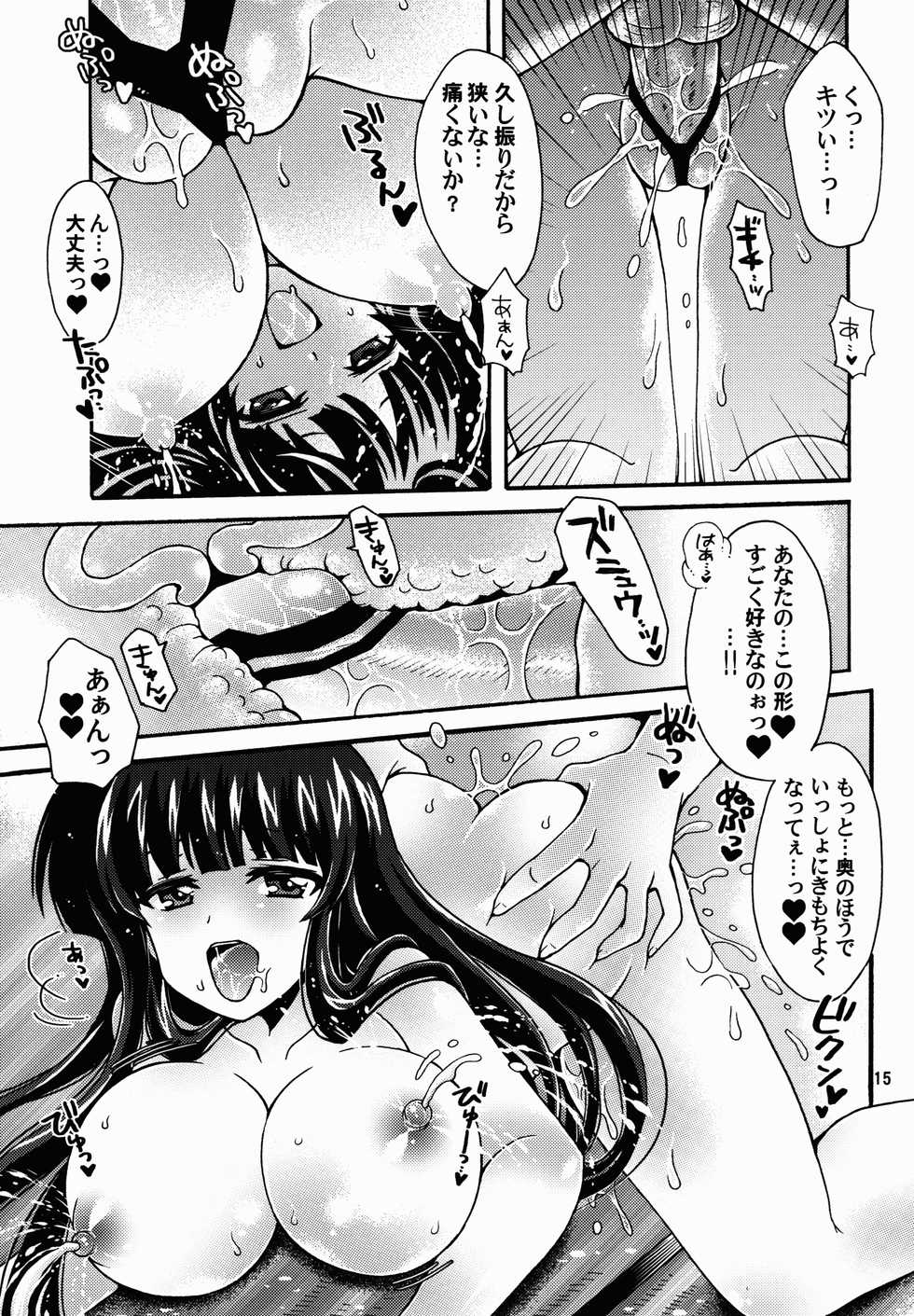 (Panzer☆Vor! 7) [Kuromori-ya (Morii Fuzuki)] Nishizumi-ryuu Bonyuu Massage (Girls und Panzer) - Page 15