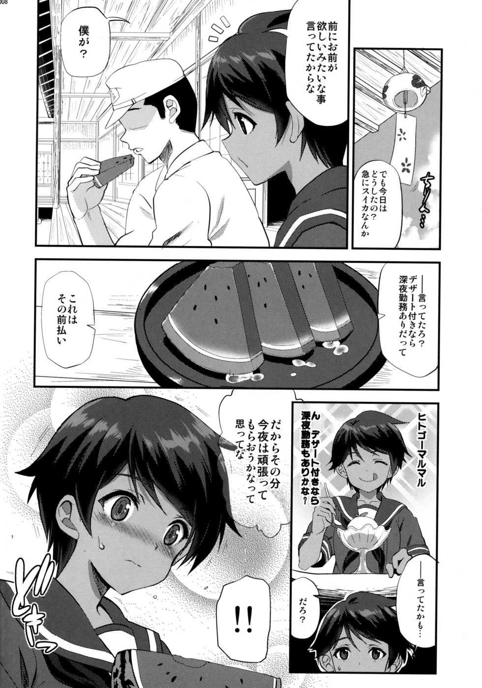 (C88) [INFINITY DRIVE (Kyougoku Shin)] MO (Kantai Collection -KanColle-) - Page 8