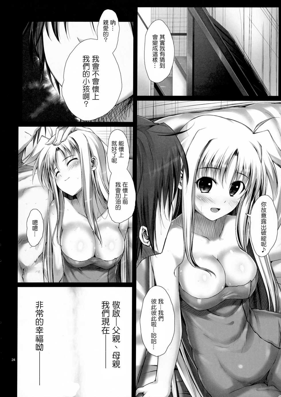 (C88) [IV VA SHIN (Mikuni Mizuki)] Home Sweet Home ~Soushuuhen~ (Mahou Shoujo Lyrical Nanoha) [Chinese] [Drz漢化] - Page 23