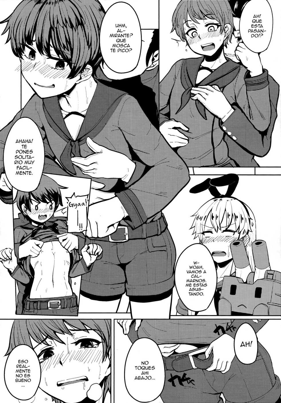 (C87) [Hanao Shouke (Yanase Kotatsu)] Mogami ga Chin-Ko Kenzou suru Hon (Kantai Collection -KanColle-) [Spanish] [ElMoeDela8] - Page 11