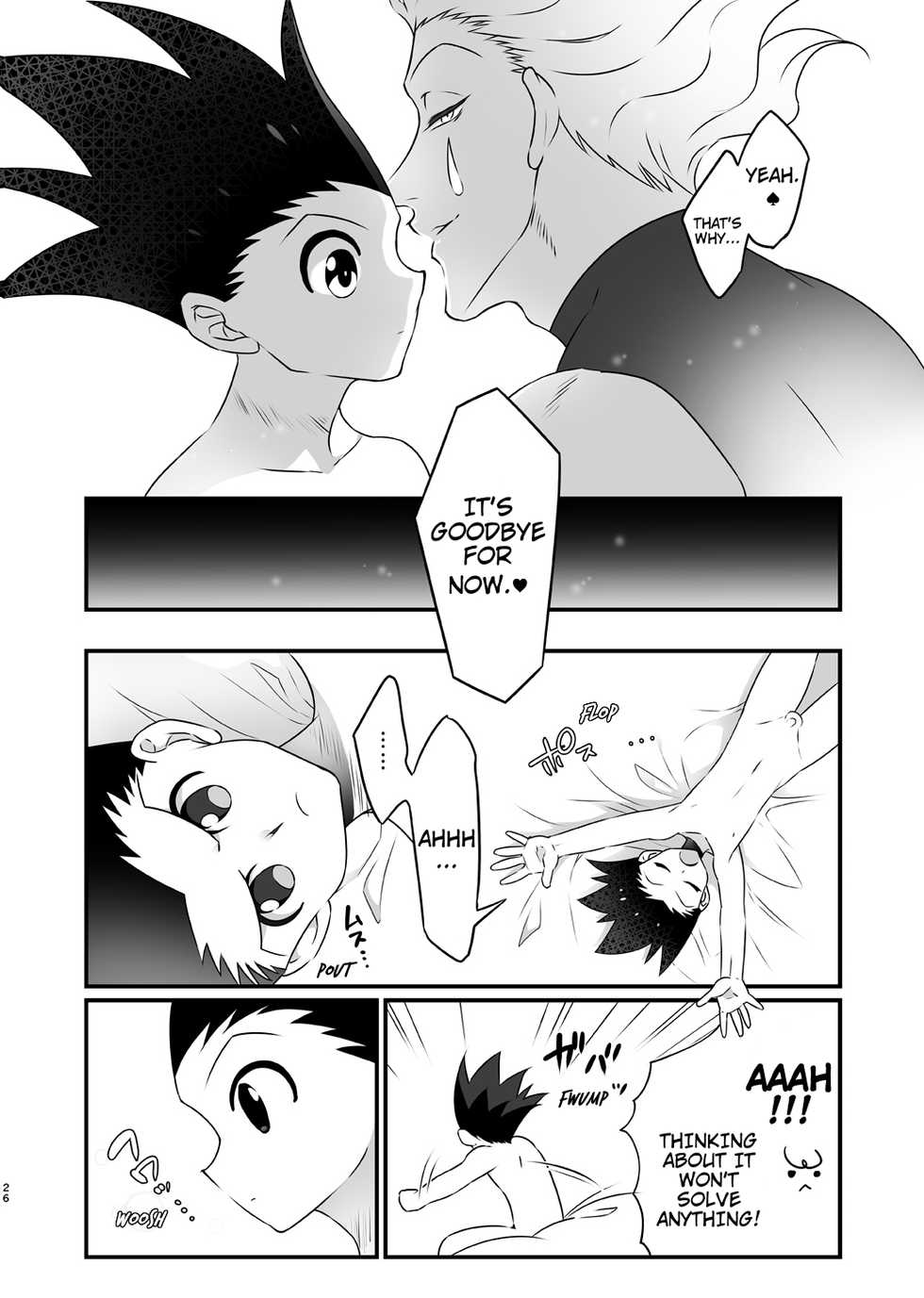 (SUPER25) [Shibainu Lab (Hori Makoto)] oblivious (Hunter x Hunter) [English] [HXH-Doujinshilivejournal] - Page 25