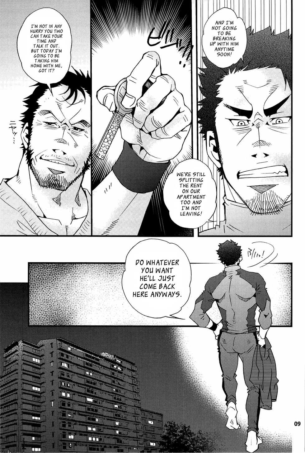 (C83) [Masamune Kokichi (Matsu Takeshi, Matsuzaki Tsukasa)] Matsu no Ma [English] [Weekly Bara Translations] - Page 8