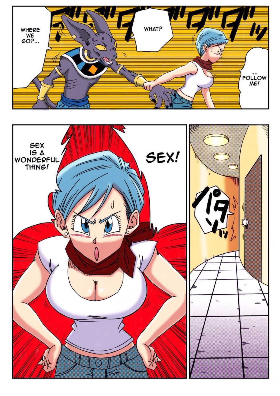 [Yamamoto] Bulma ga Chikyuu o Sukuu! (Dragon Ball Super) [English] [Colorized] - Page 3