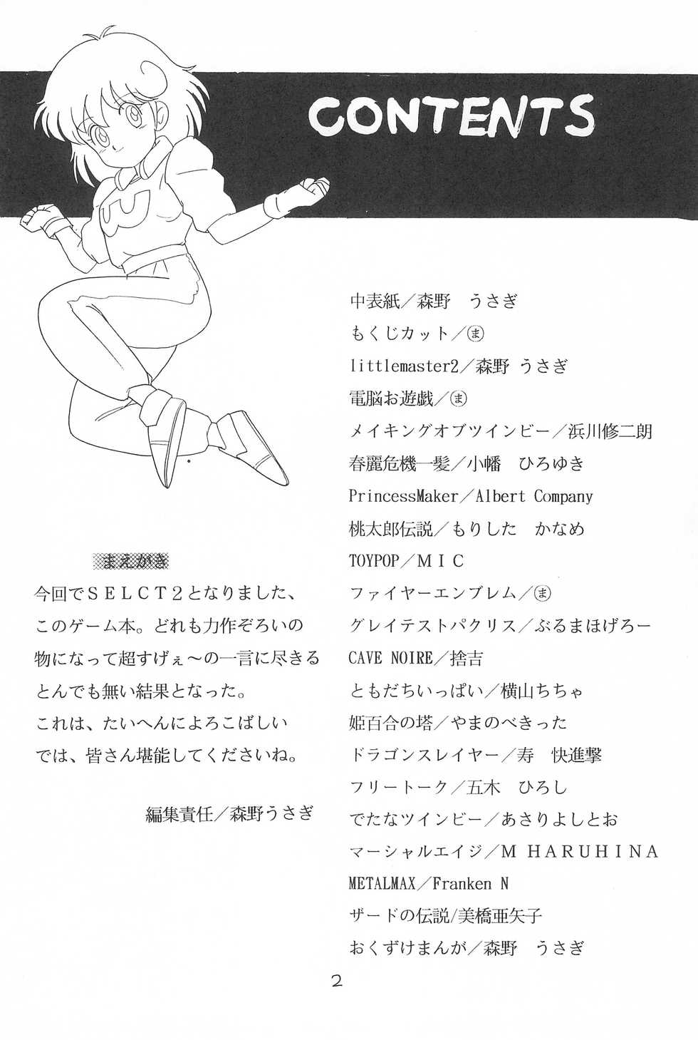 (C41) [SYSTEM GZZY (Morino Usagi)] LITTLE GIRLS OF THE GAME CHARACTER SELECT-2 (Various) - Page 4