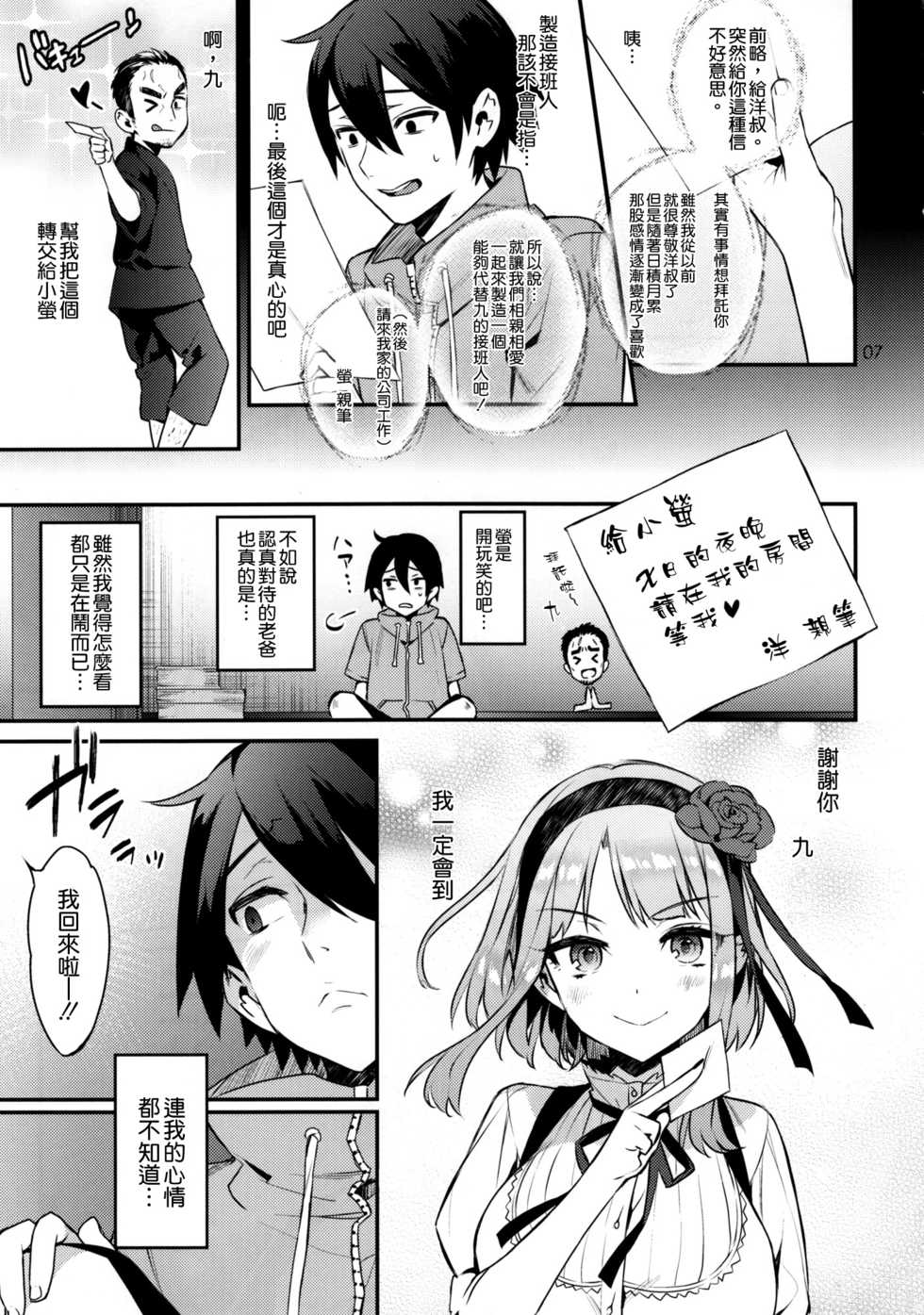(C89) [Ichigo Pants (Kaguyuzu)] Sweet Love Letter (Dagashi Kashi) [Chinese] [空気系☆漢化] - Page 7