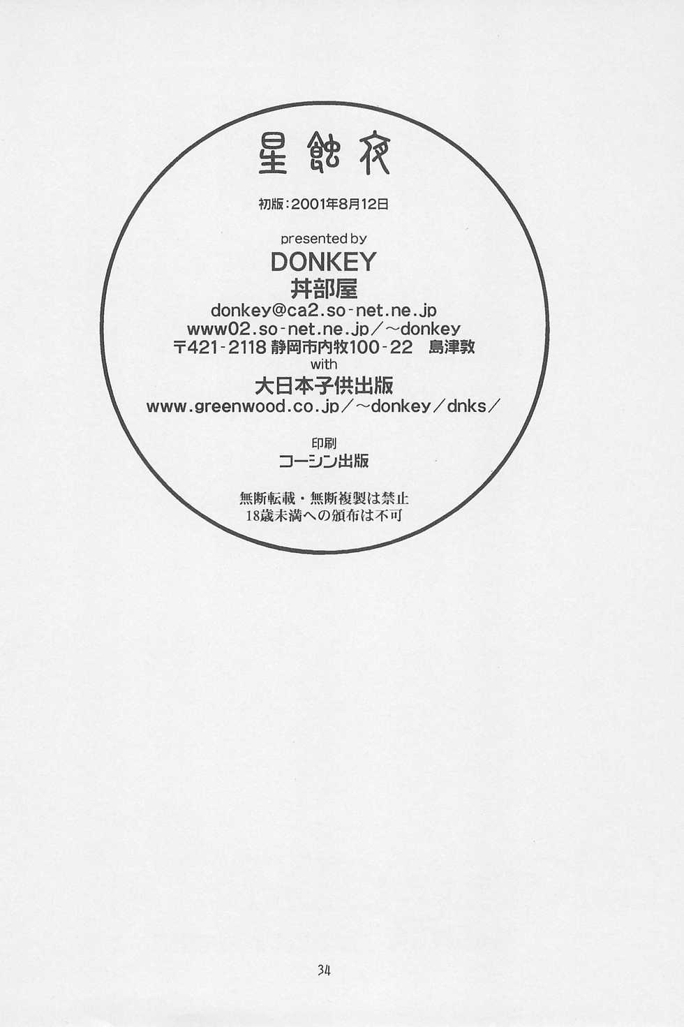 (C60) [Dai Nippon Kodomo Shuppan (DONKEY)] Datte... 3 Seishokuya (Cardcaptor Sakura) - Page 34