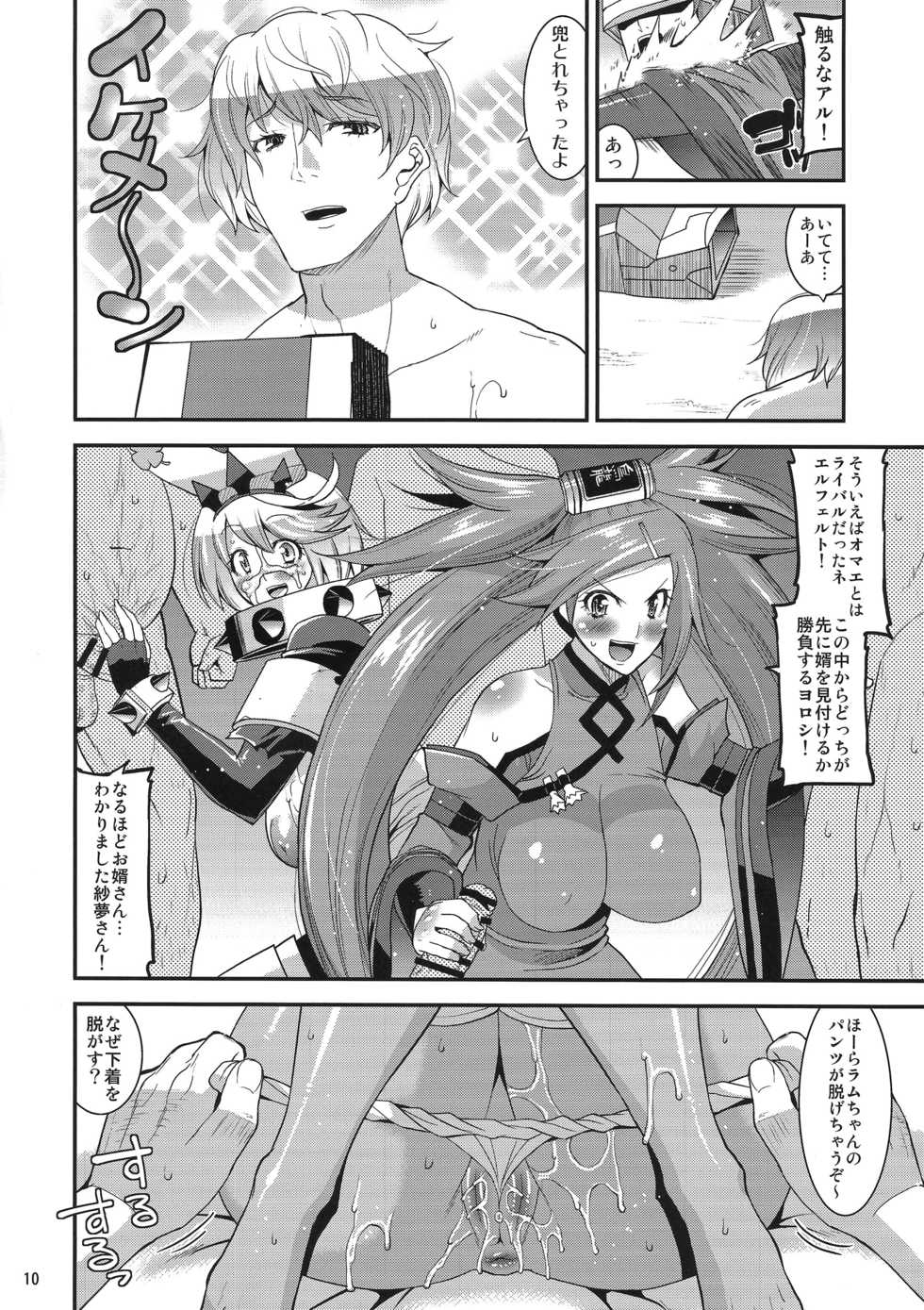 (C90) [gos to vi (Utamaro)] Sekai Seifuku Shichatte Gomennasaix! (Guilty Gear Xrd -Revelator-) - Page 9