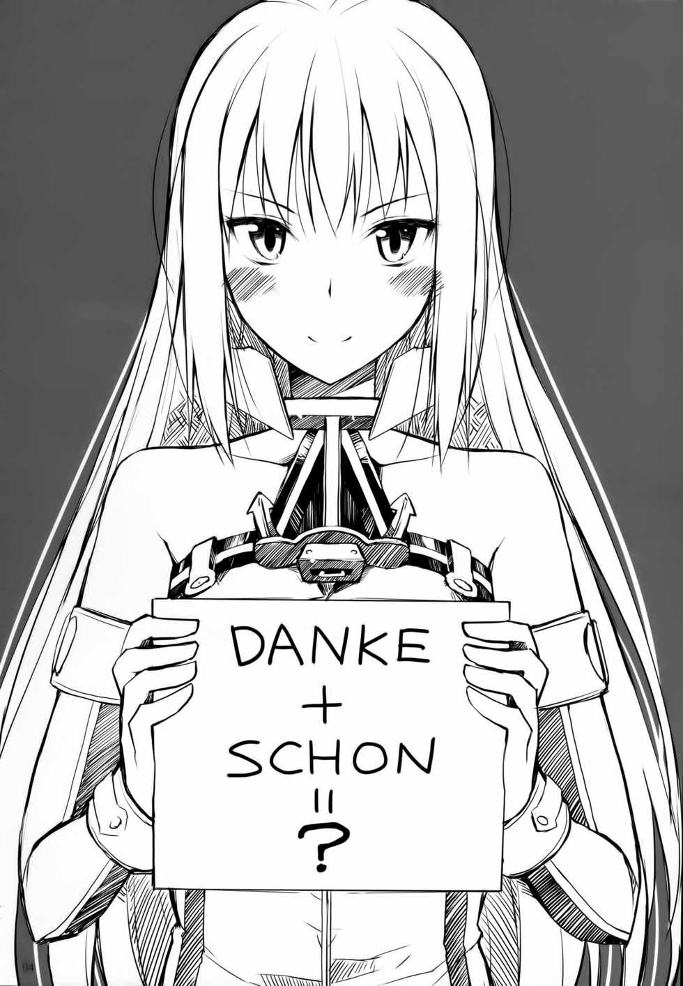 (C90) [Digital Flyer (Oota Yuuichi)] DANKE+SCHON (Kantai Collection -KanColle-) [Chinese] [半夜摸黑上廁所赤腳踩到喀蹦脆以為是餅乾結果是小強的洨五漢化] - Page 3