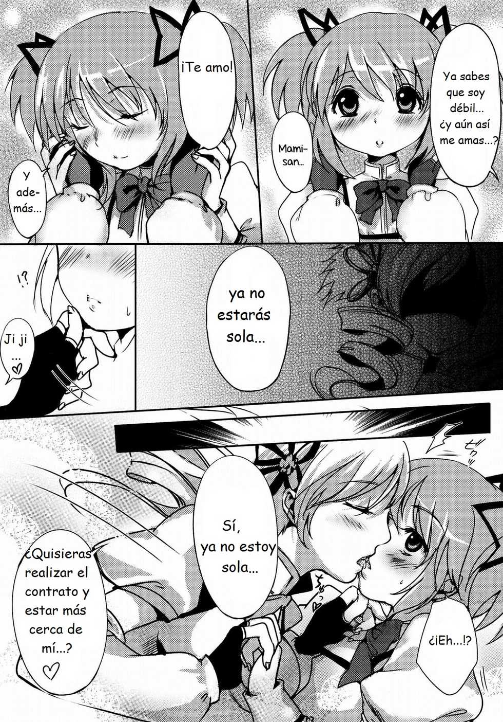 (COMIC1☆5) [CAT・ω・STREET (Miiru)] LOOP (Puella Magi Madoka Magica) [Spanish] {Futanari Freaks} - Page 7