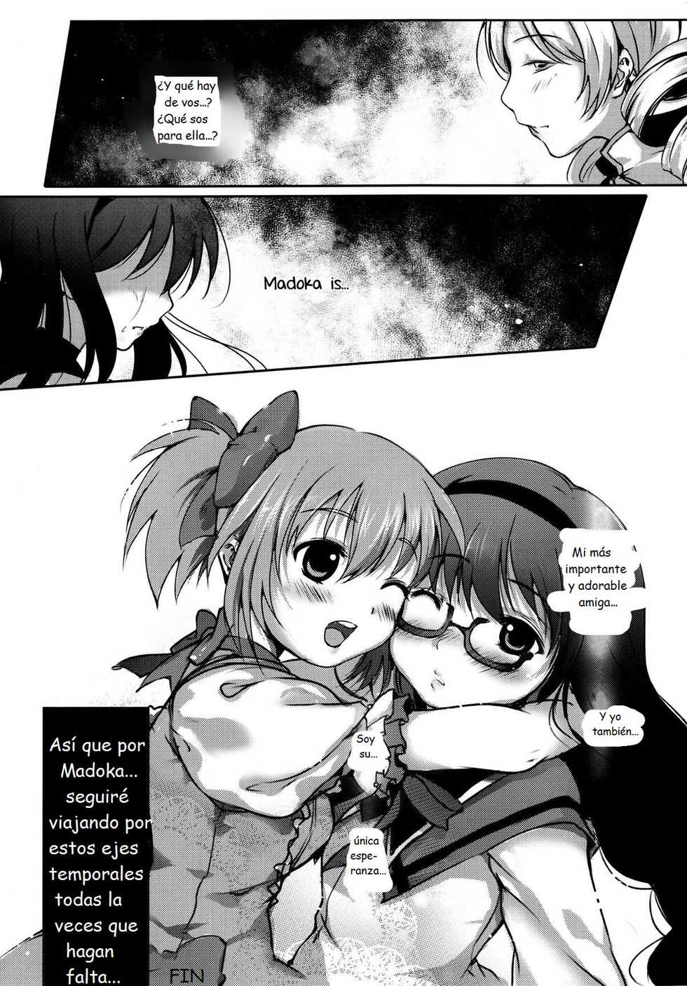 (COMIC1☆5) [CAT・ω・STREET (Miiru)] LOOP (Puella Magi Madoka Magica) [Spanish] {Futanari Freaks} - Page 20