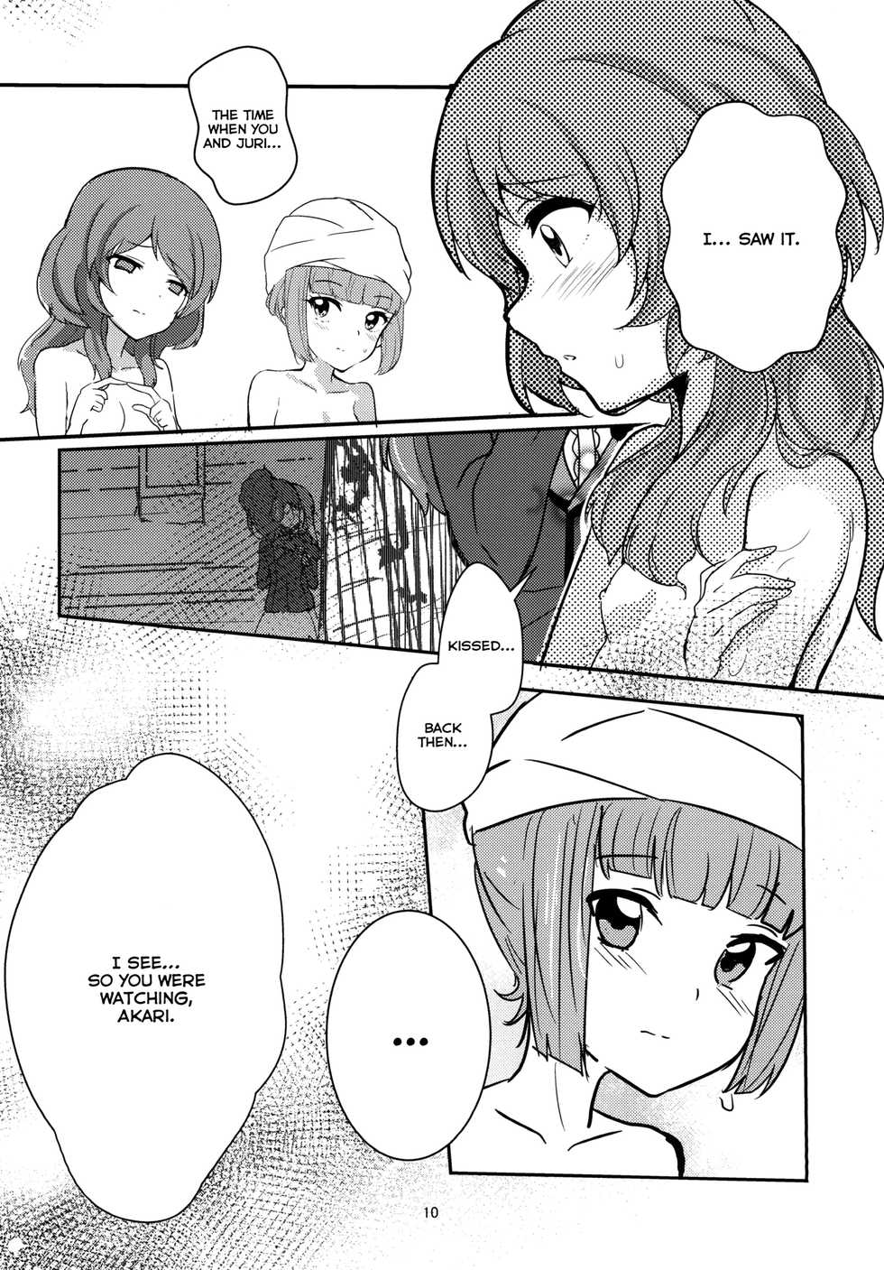 (Geinoujin wa Card ga Inochi! 8) [Ugokuna Yakkyoku (ababari)] Kokoro no Doukasen (Aikatsu!) [English] [Lazy Lily] - Page 10