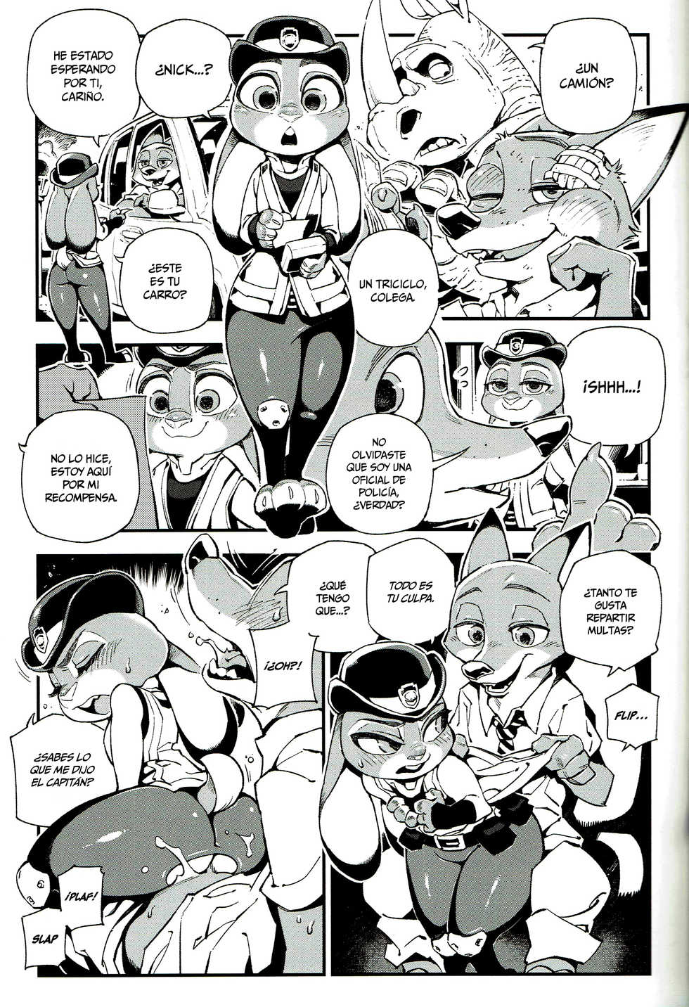(FF28) [Bear Hand (Ireading) What Does The Fox Say? | ¿Qué dice el zorro? (Zootopia) [Spanish] =Mr.MPD= - Page 13